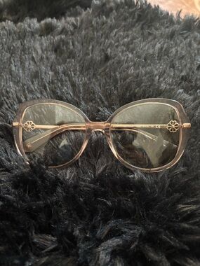 Kate Spade Women’s Oversized Light Brown Round Sunglasses